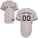 NY Yankees Replica Personalized Youth Road Jersey