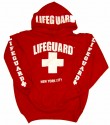LIFEGUARD New York City Red Hoodie