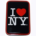 I Love NY Black Tin Box w/Playing Cards