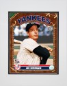 Joe Dimaggio Baseball Card Pose Matted 8x10