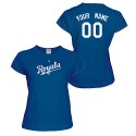 Kansas City Royals Personalized Ladies Royal Blue T-Shirt