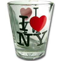I Love NY Glass Shotglass