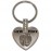 Big Apple NY Heart Shaped Stones Keyring