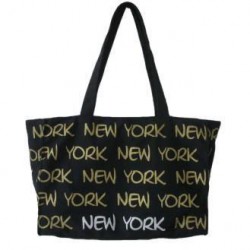 Robin-Ruth NY Black/Gold/White Tote Bag