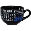 NYC Landmarks with Blue Skyline Soup Mug