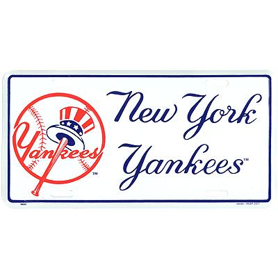 save on NY Yankees License Plate