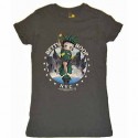 Betty Boop "Miss Liberty" Grey Ladies Fitted Tee