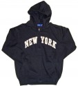 New York Navy Zipper Hoodie