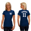 NY Yankees Ladies Replica Brett Gardner Fashion Tee