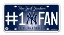 Yankees #1 Fan License Plate