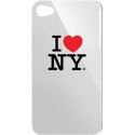 I Love NY White iPhone Case