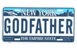 Godfather NY License Plate