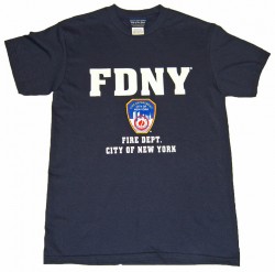 FDNY Full Chest Navy Tee