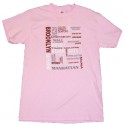 New York City Crosswords Pink Tee