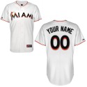 Miami Marlins Replica Personalized Home Jersey