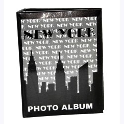 NYC "Grey Skyline" Small Photo Album