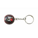 I Love NY Black Baseball Keychain