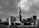 Statue of Liberty and New Downtown Photo Magnet
