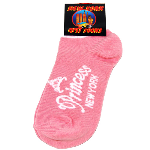 NYC Pink Princess Ankle Socks