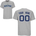 Boston Red Sox Personalized Grey Youth T-Shirt