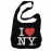 Robin-Ruth I Love NY Black Fashion Bag