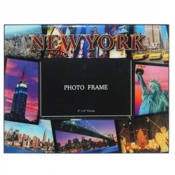 NYC Postcard Collage 4 x 6 Picture Frame