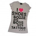 I Love Shoes Fitted Tee