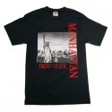 Black Liberty with Skyline & Red Manhattan Print