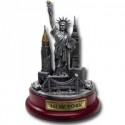NY Skyline Pewter Paper Weight