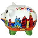 NYC Skyline Children Ceramic Piggy Bank
