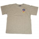 FDNY Embroidered Patch Ash Kids Tee