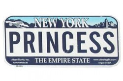 Princess Bike Plate