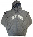 New York Charcoal Zipper Hoodie
