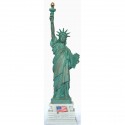 8 1/4 Inch Statue of Liberty w/ Half Base