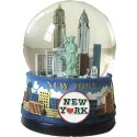 New York w/Heart 65mm Snowglobe