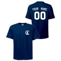 Chicago Cubs Personalized Cooperstown Navy Adult T-Shirt