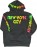New York "Retro" Black Hooded Sweatshirt