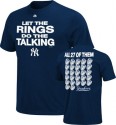 Yankees "Let The Rings Do The Talking" T-Shirt