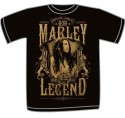 Bob Marley The Legend Black Adult T-Shirt