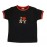 I Love NY Navy Ringer Baby Tee