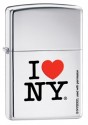 I Love NY High Polish Chrome Zippo