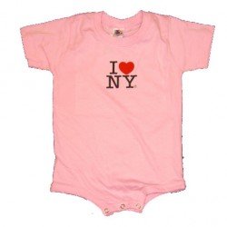 I Love NY Pink Onesie