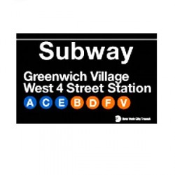 Greenwich Village Subway Magnet