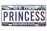 Princess License Plate