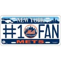 New York Mets #1 Fan License Plate