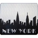 NYC "Grey Skyline" Mouse Pad