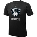 Brooklyn Nets Youth T-Shirt - Black Primary Logo