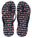 Robin-Ruth NY Navy Butterfly Ladies Flip Flop