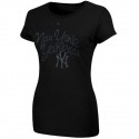 NY Yankees Ladies Black Bottom of Ninth T-SHirt