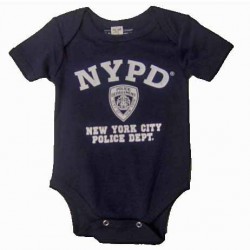 NYPD Full Chest Navy Onesie